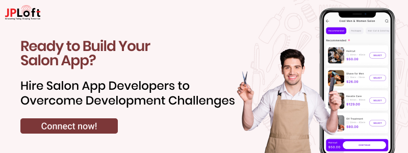 Salon App Development CTA